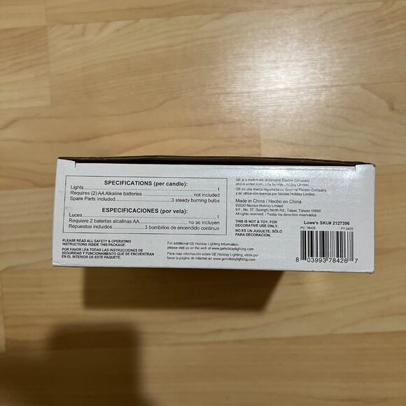 [Brand New] GE 3 pk window candles (battery operated) - Picture 2 of 2
